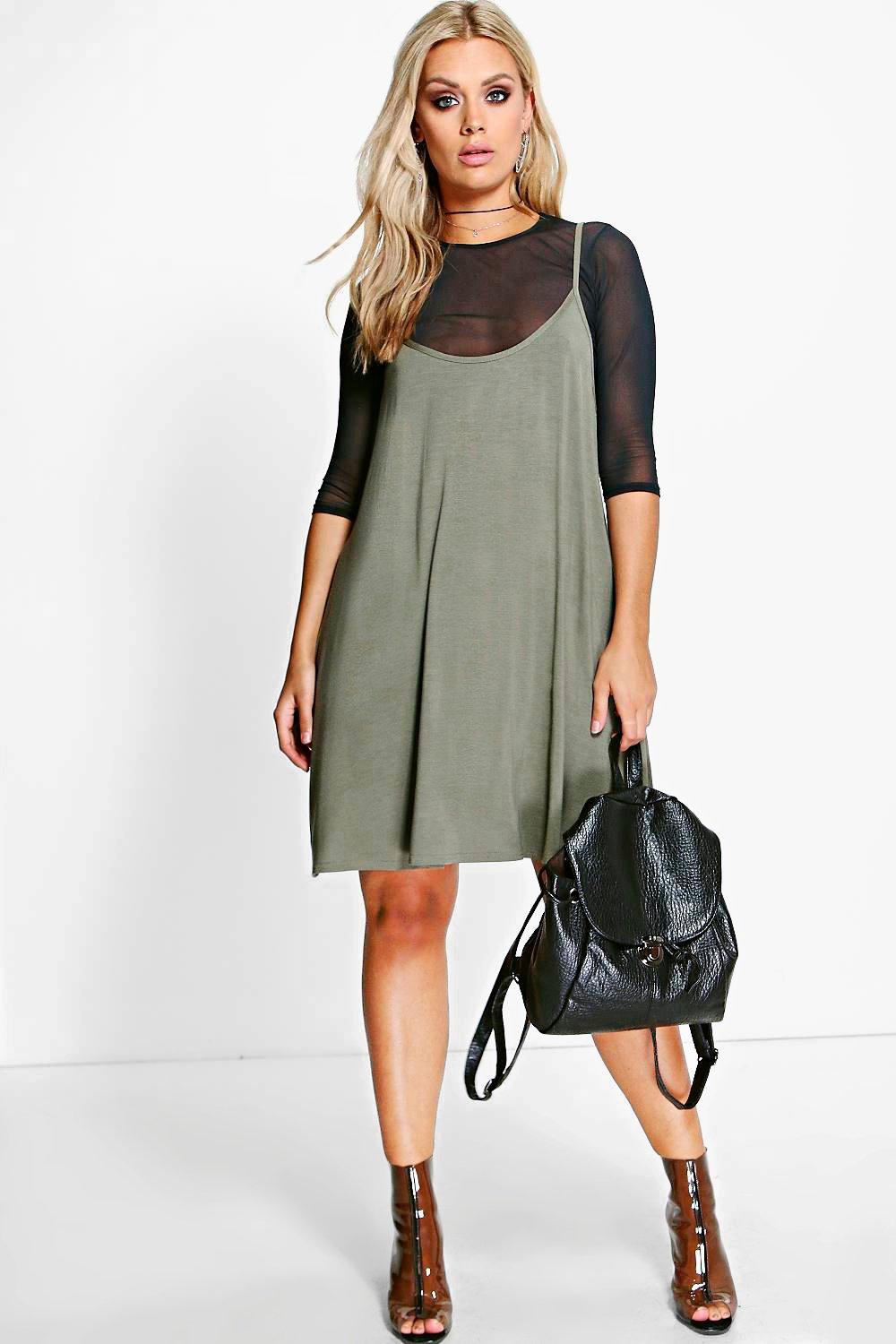 boohoo mesh dress