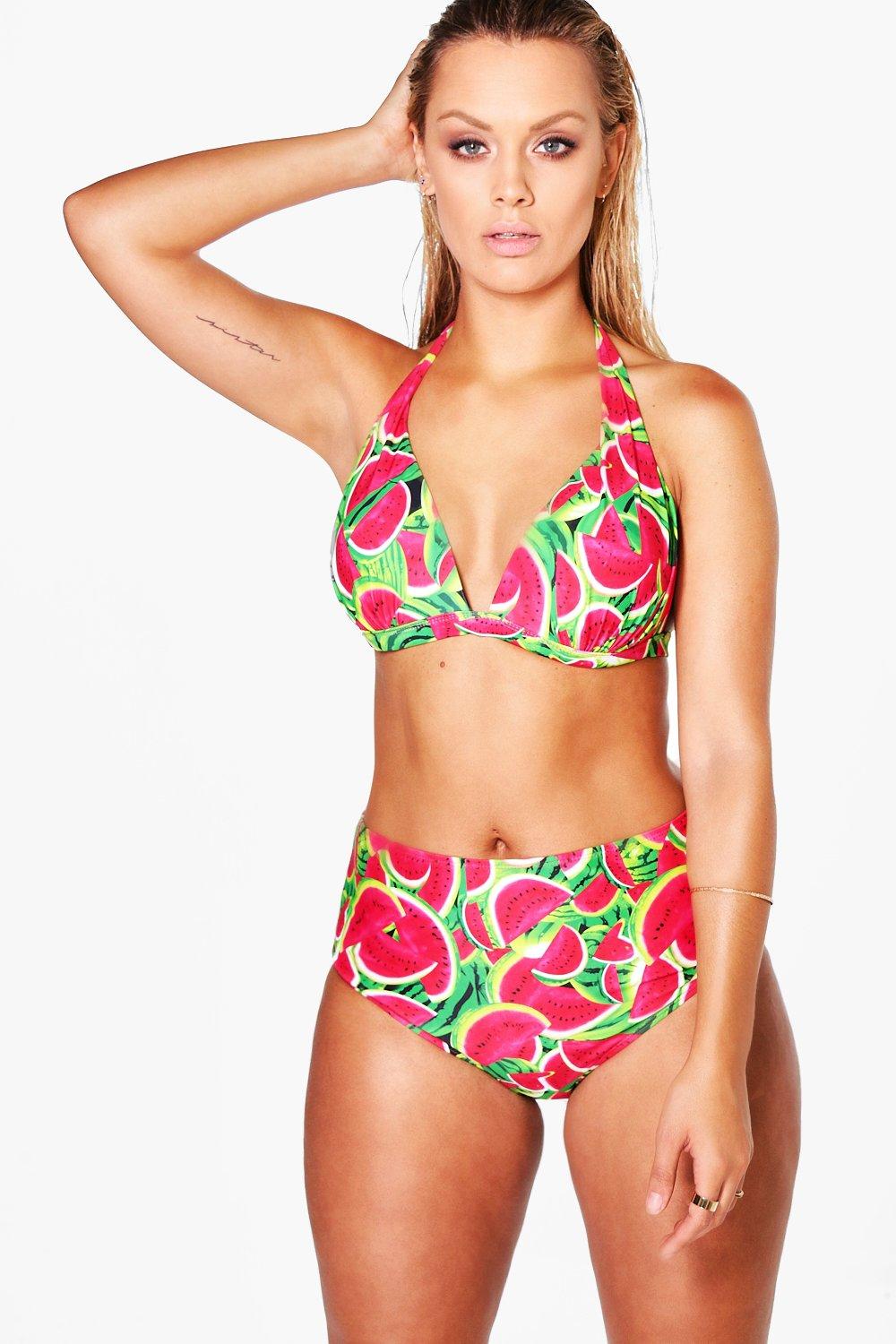 watermelon print swimsuit