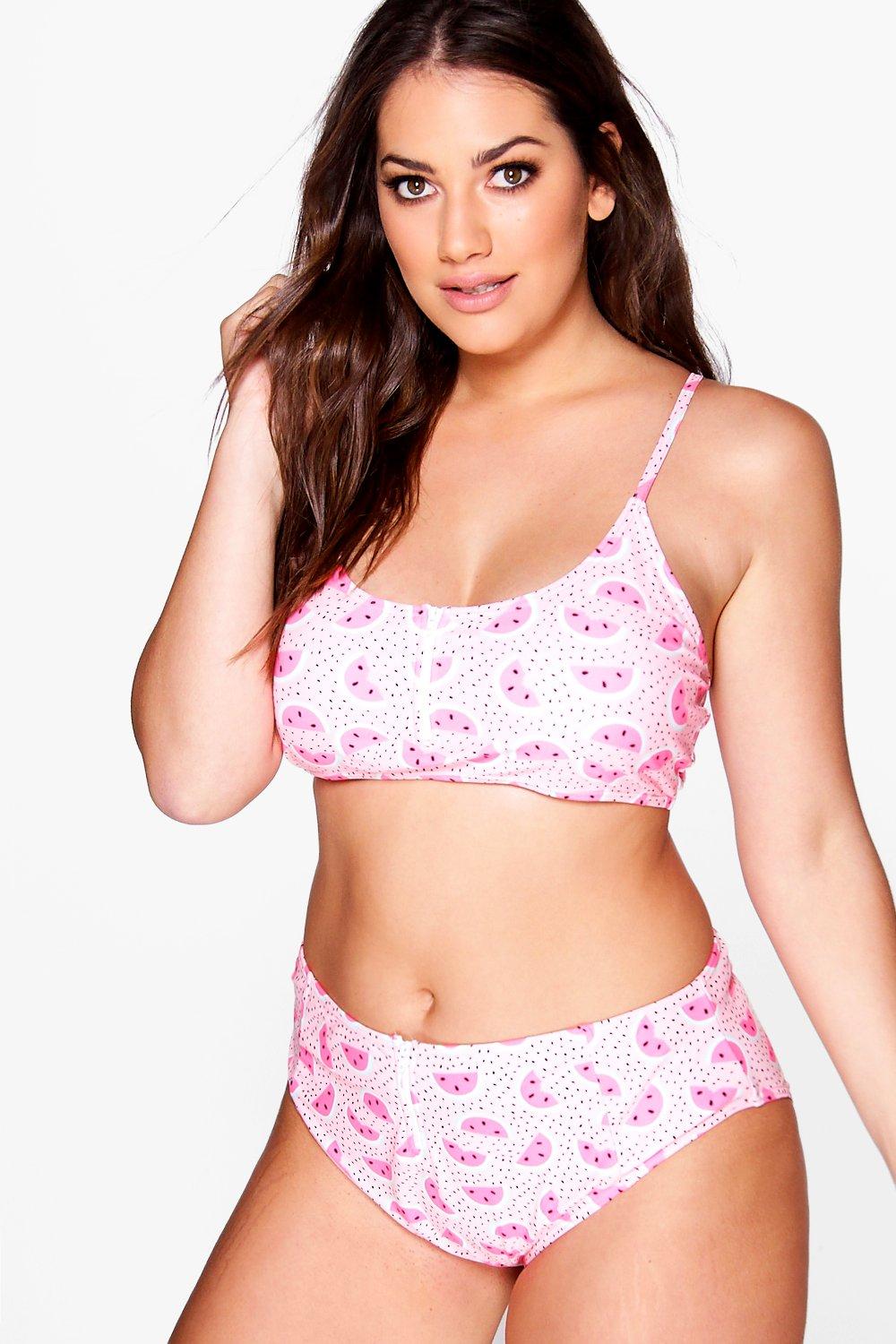 boohoo watermelon bikini