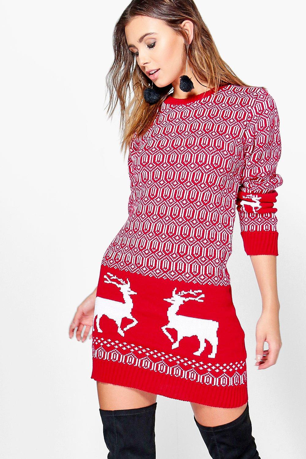 christmas knit dress