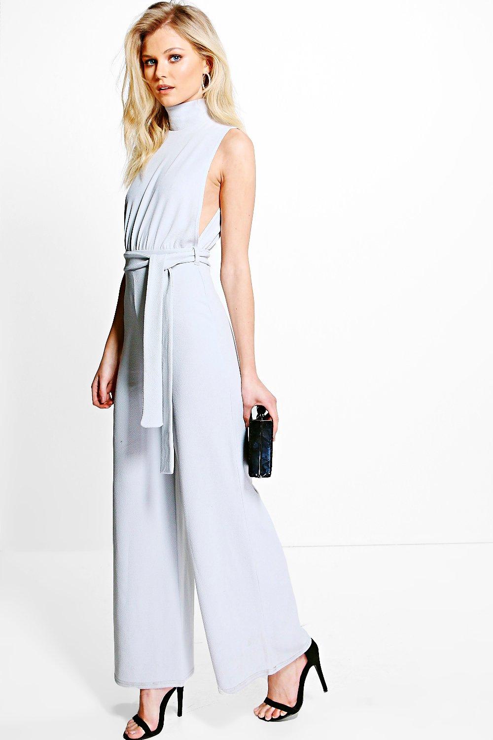 side tie jumpsuit
