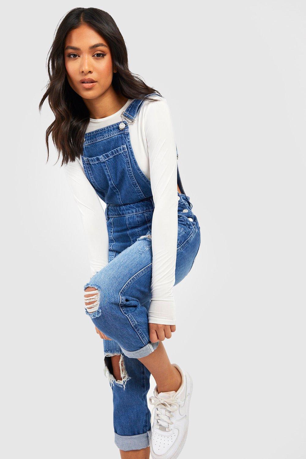 distressed dungarees