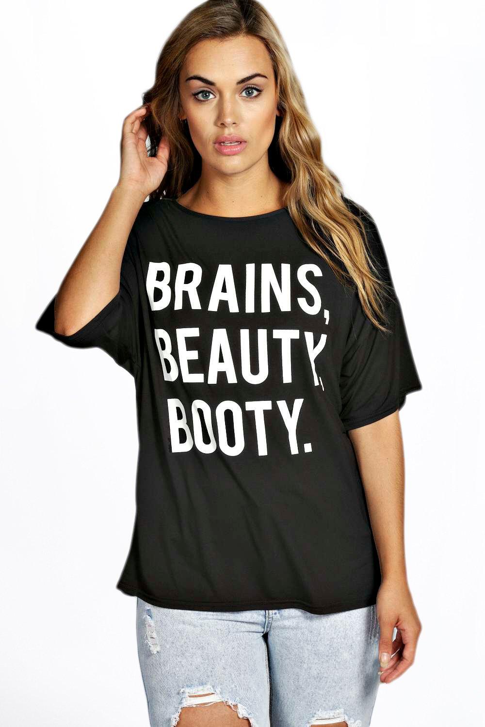 boohoo plus size t shirts