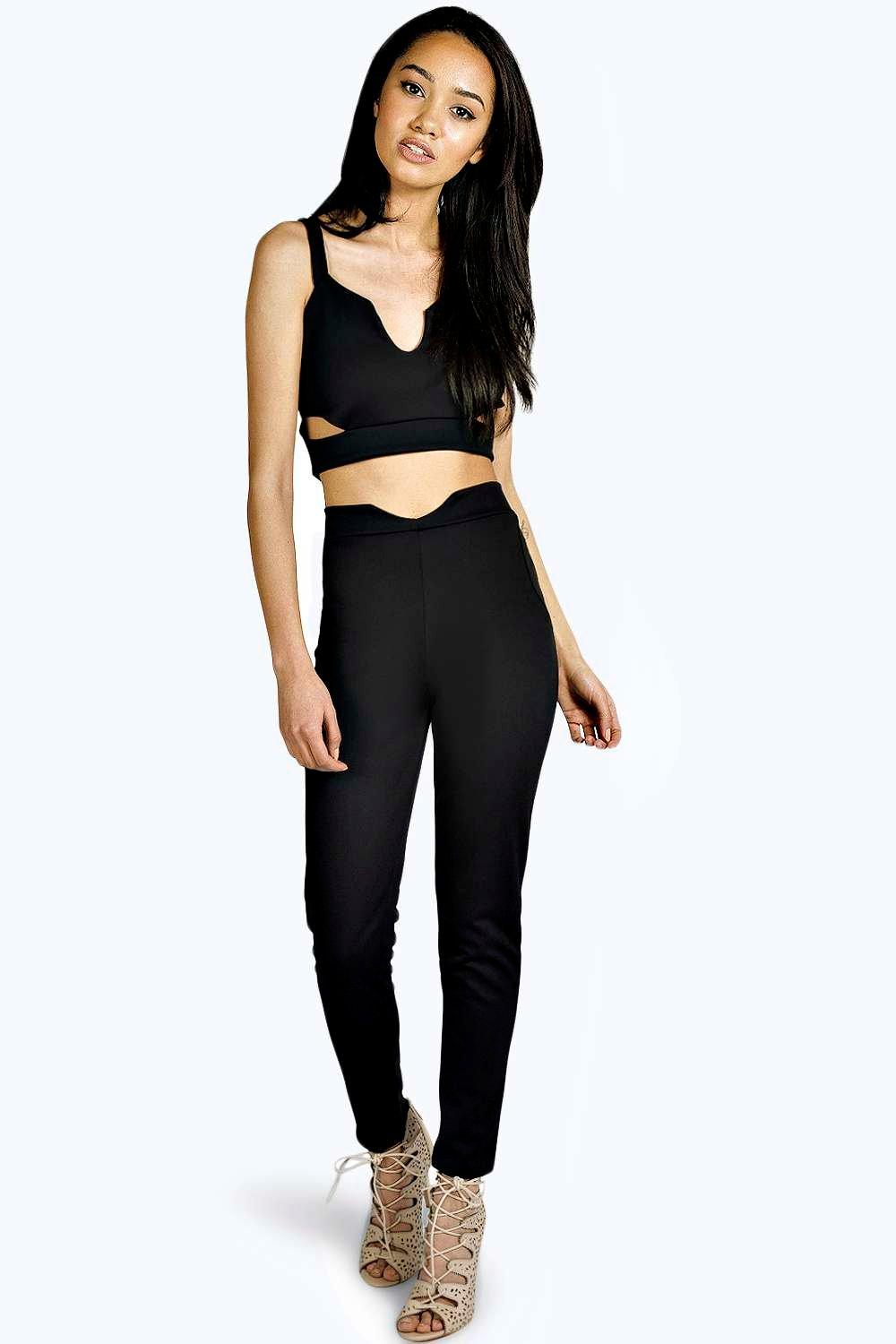 Petite Lucy Bralet & Trouser Co-ord Set at boohoo.com