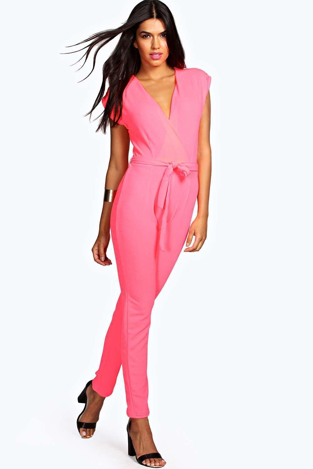 wrap over jumpsuit