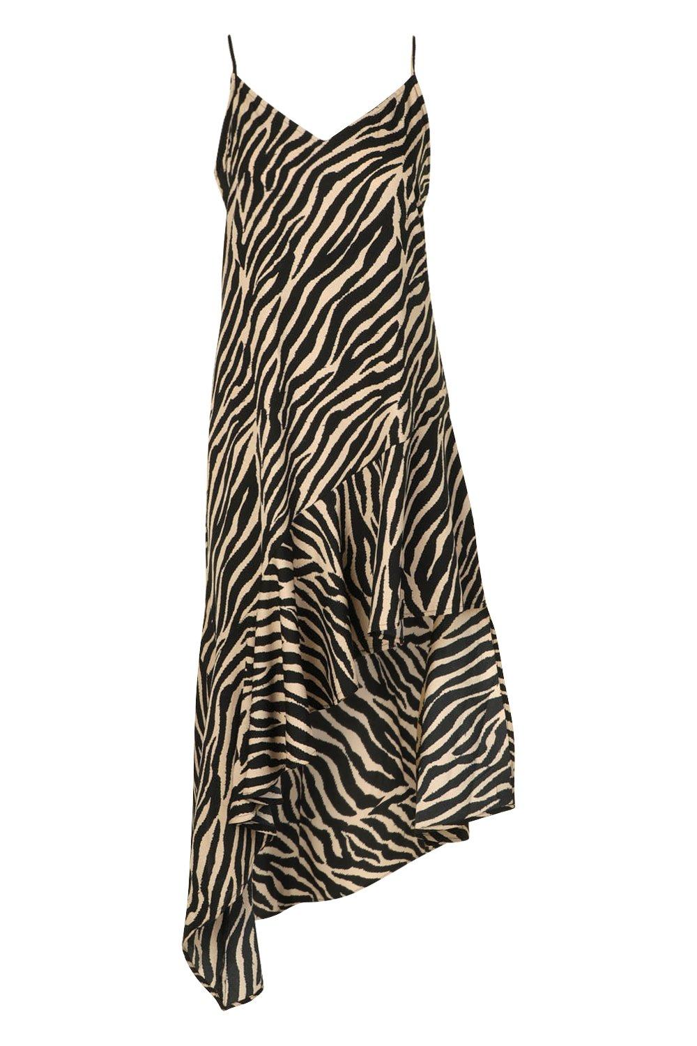 

Zebra Beach Dress, Black