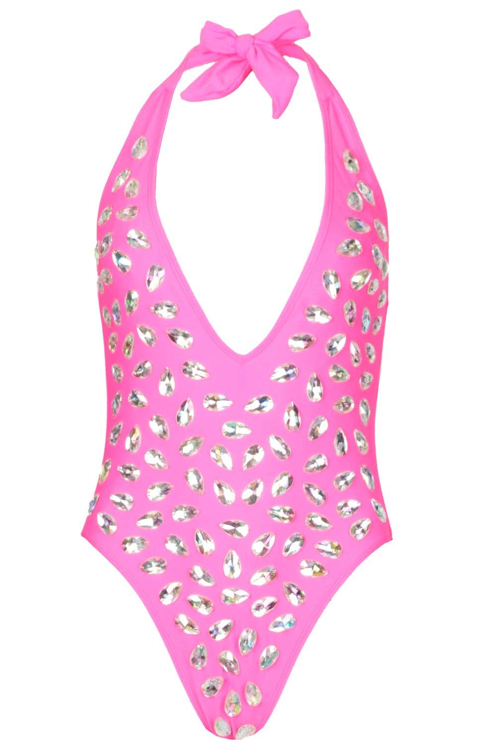 embellished swimsuit