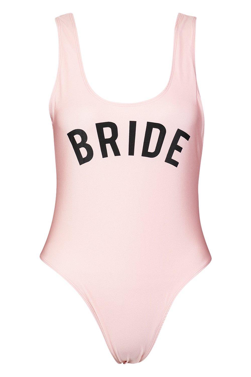 pink bride swimsuit