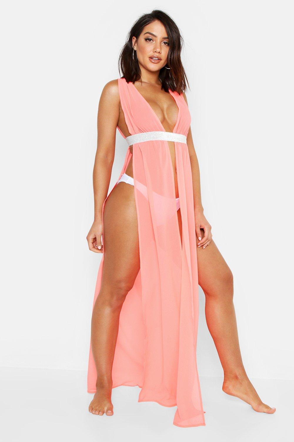 beach cover ups boohoo