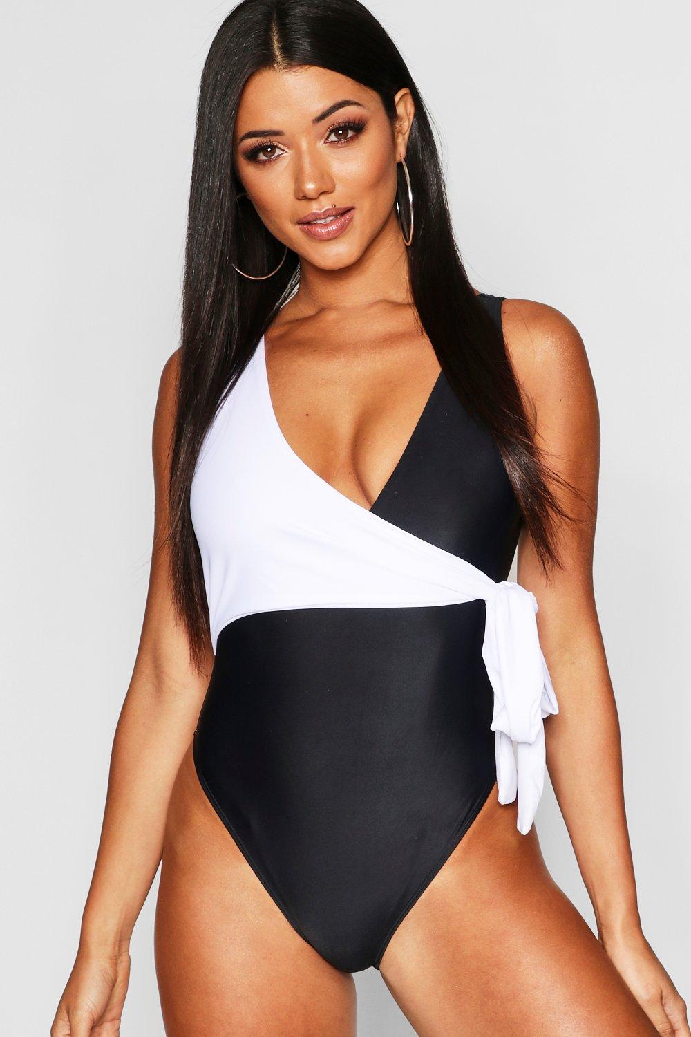 strapless swimsuit two piece