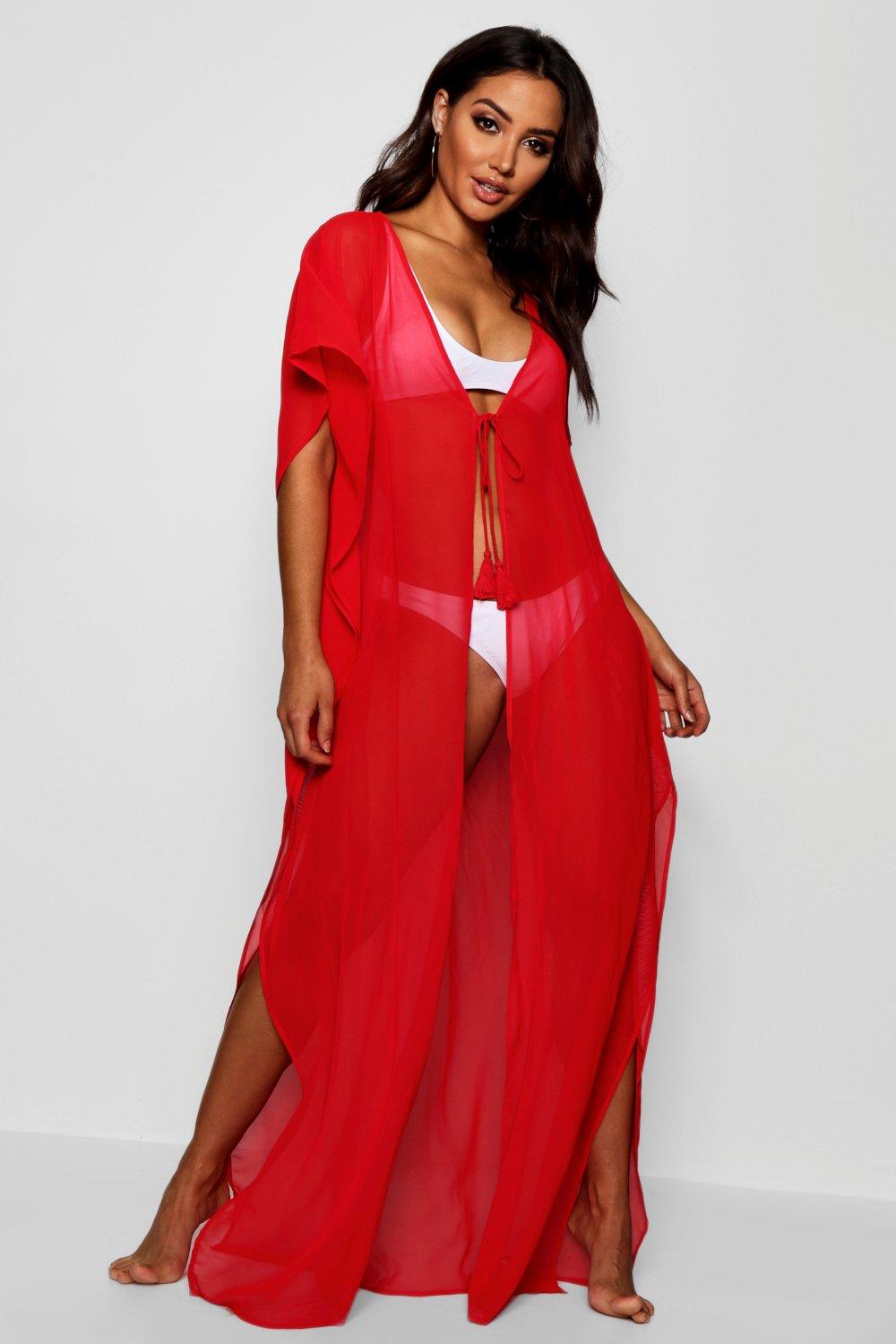 red beach kaftan