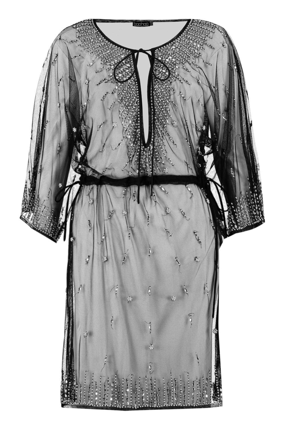 embellished beach kaftan