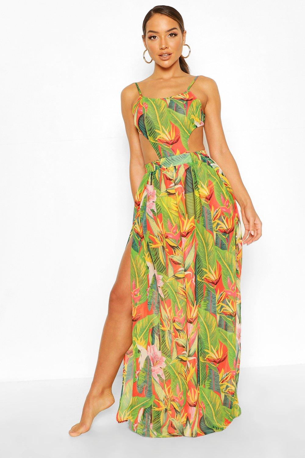 cut out beach dress