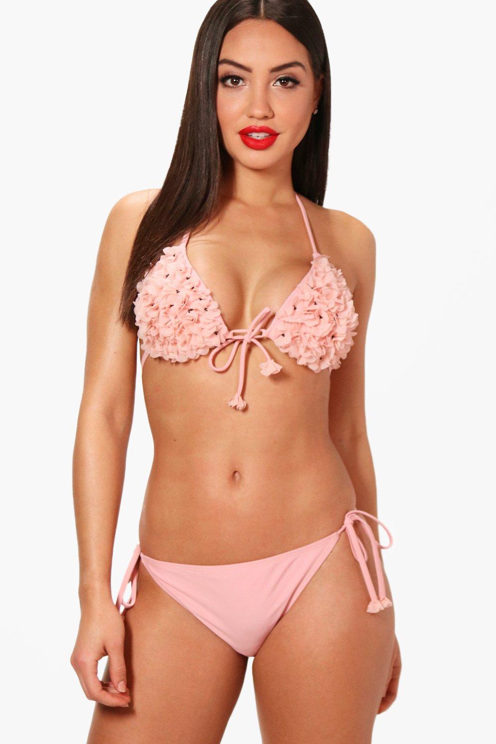 3d flower bathing suit