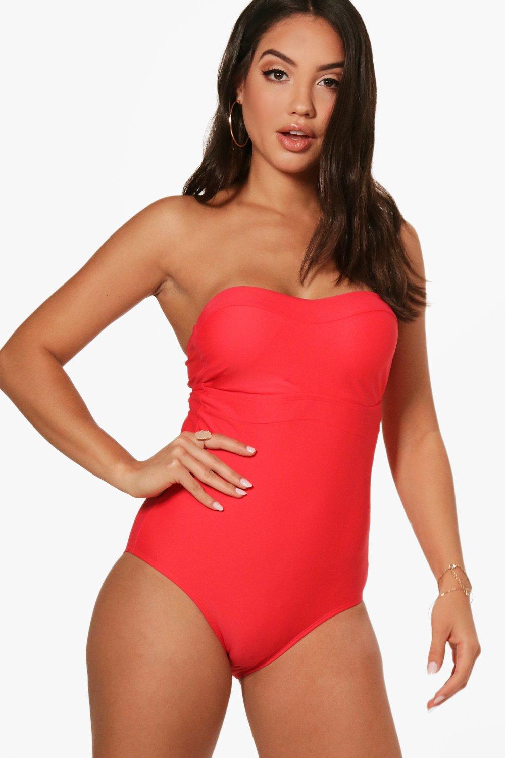 bandeau swimming costume