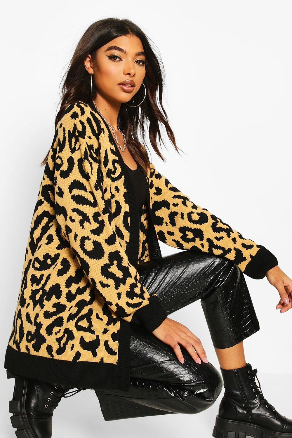 leopard cardigan