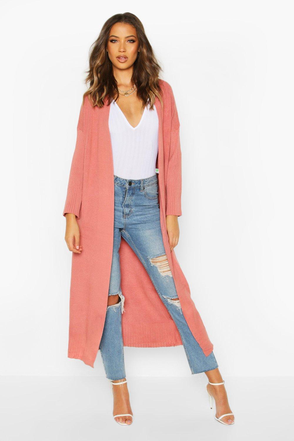 

Tall Premium Knit Maxi Cardigan, Rose