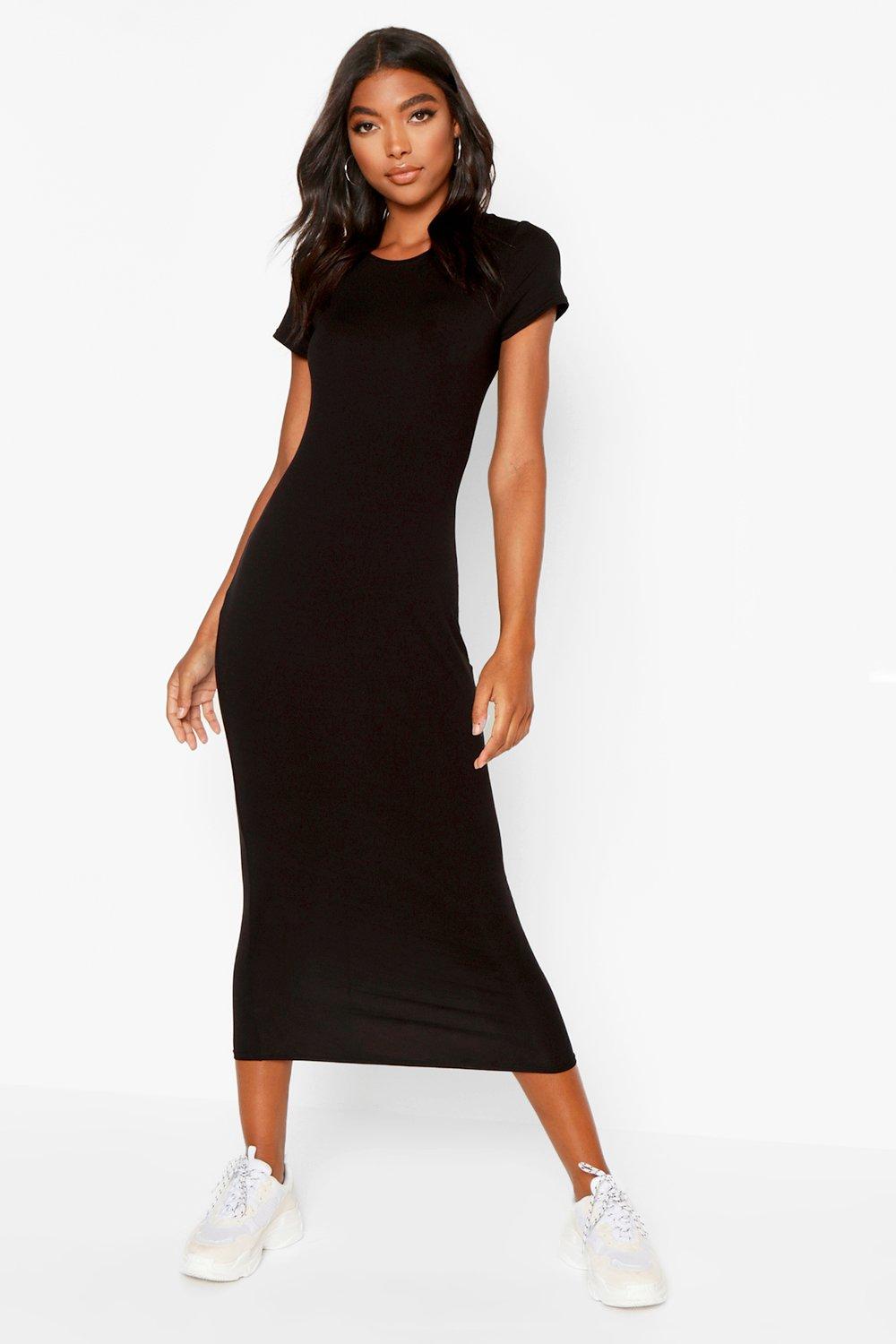 Tall Cap Sleeve Bodycon Dress Boohoo