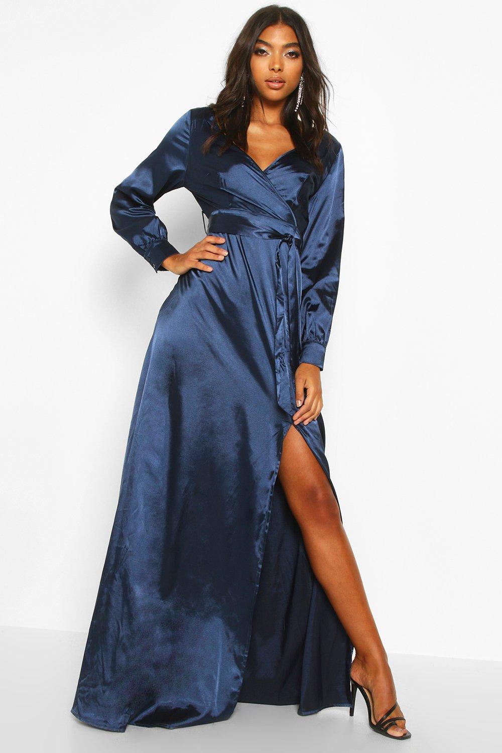 tall navy maxi dress
