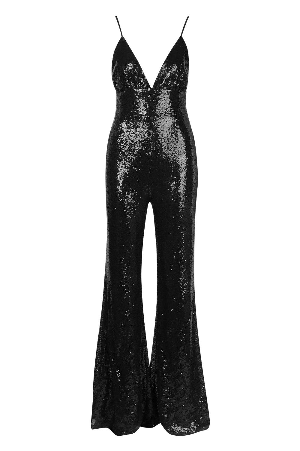 tall sequin jumpsuit