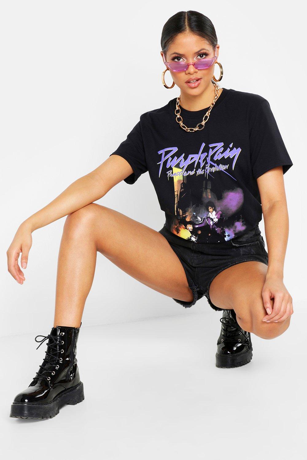 

Tall - Лицензированная футболка Prince Purple Rain, Black