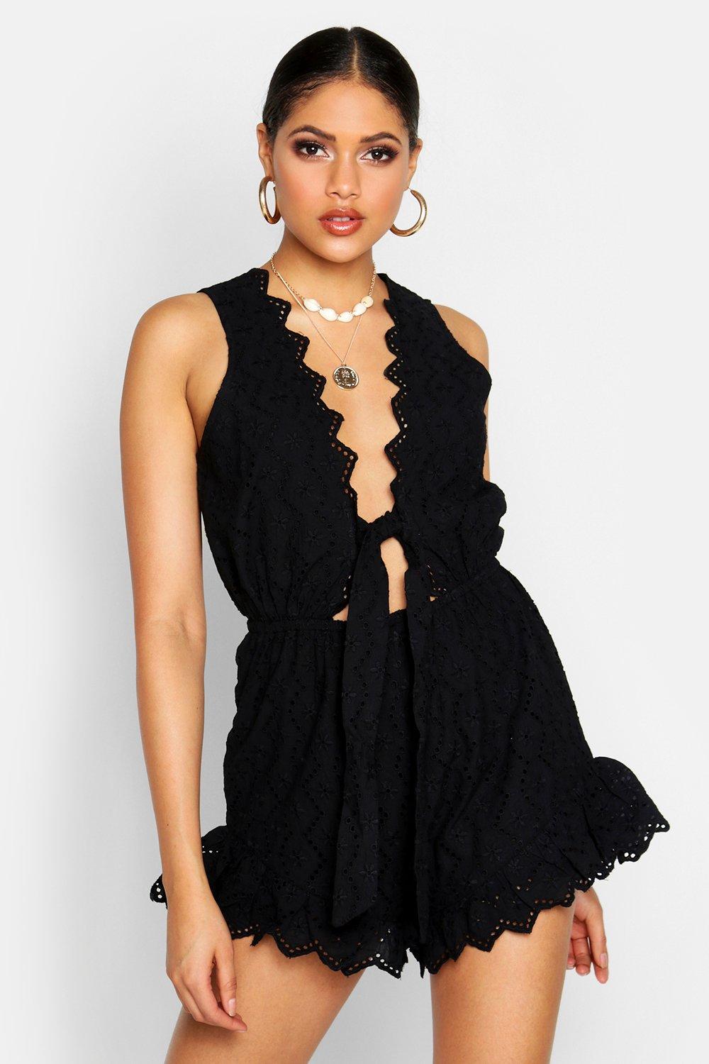 boohoo tall playsuit