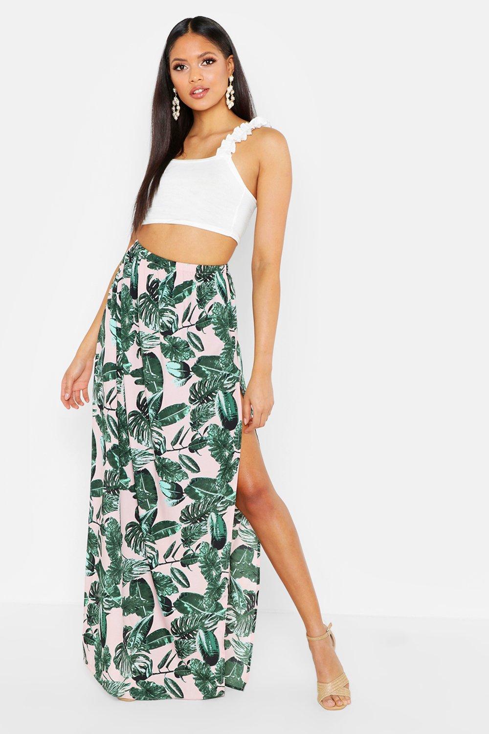 palm maxi skirt