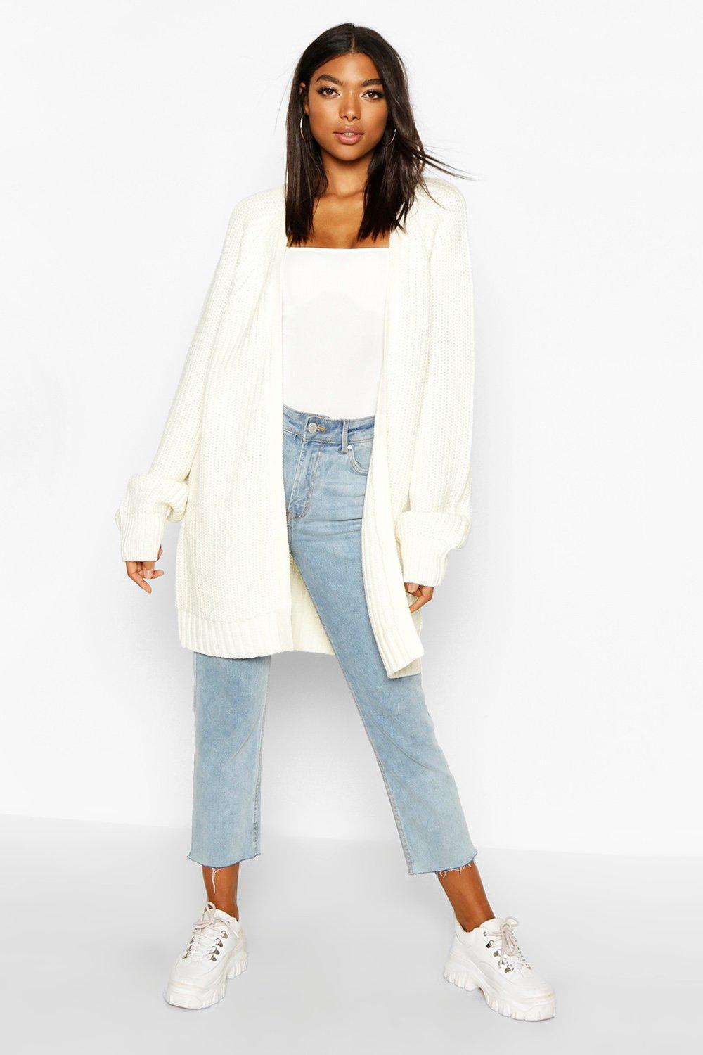 chunky oatmeal cardigan