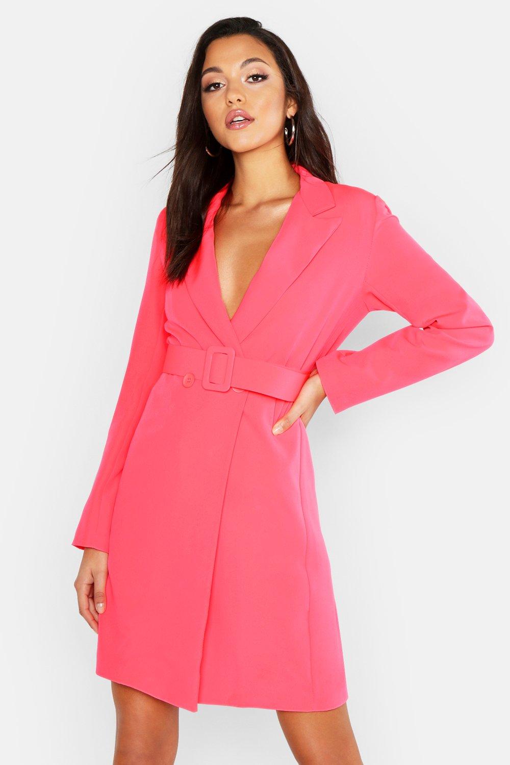 boohoo neon dress