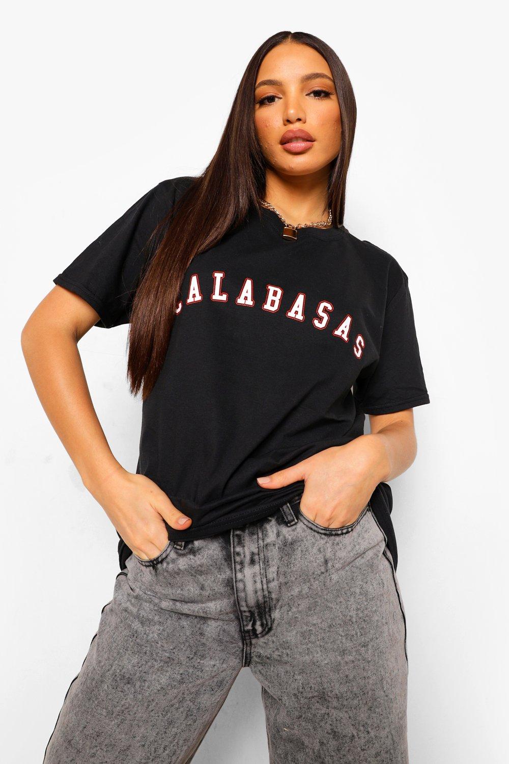 

Из коллекции «Tall» Футболка со слоганом Calabasas, Black