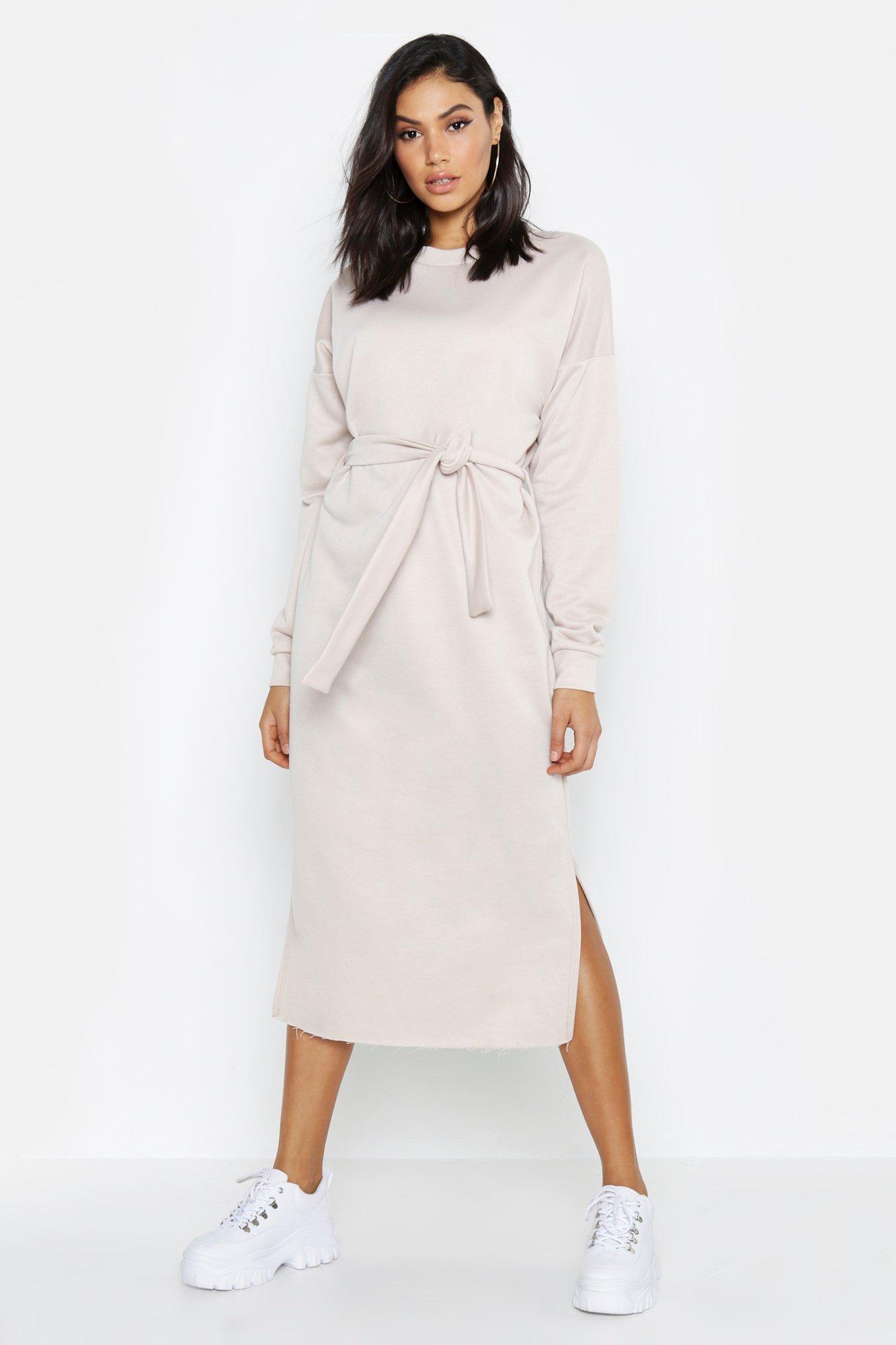 midi sweat dress