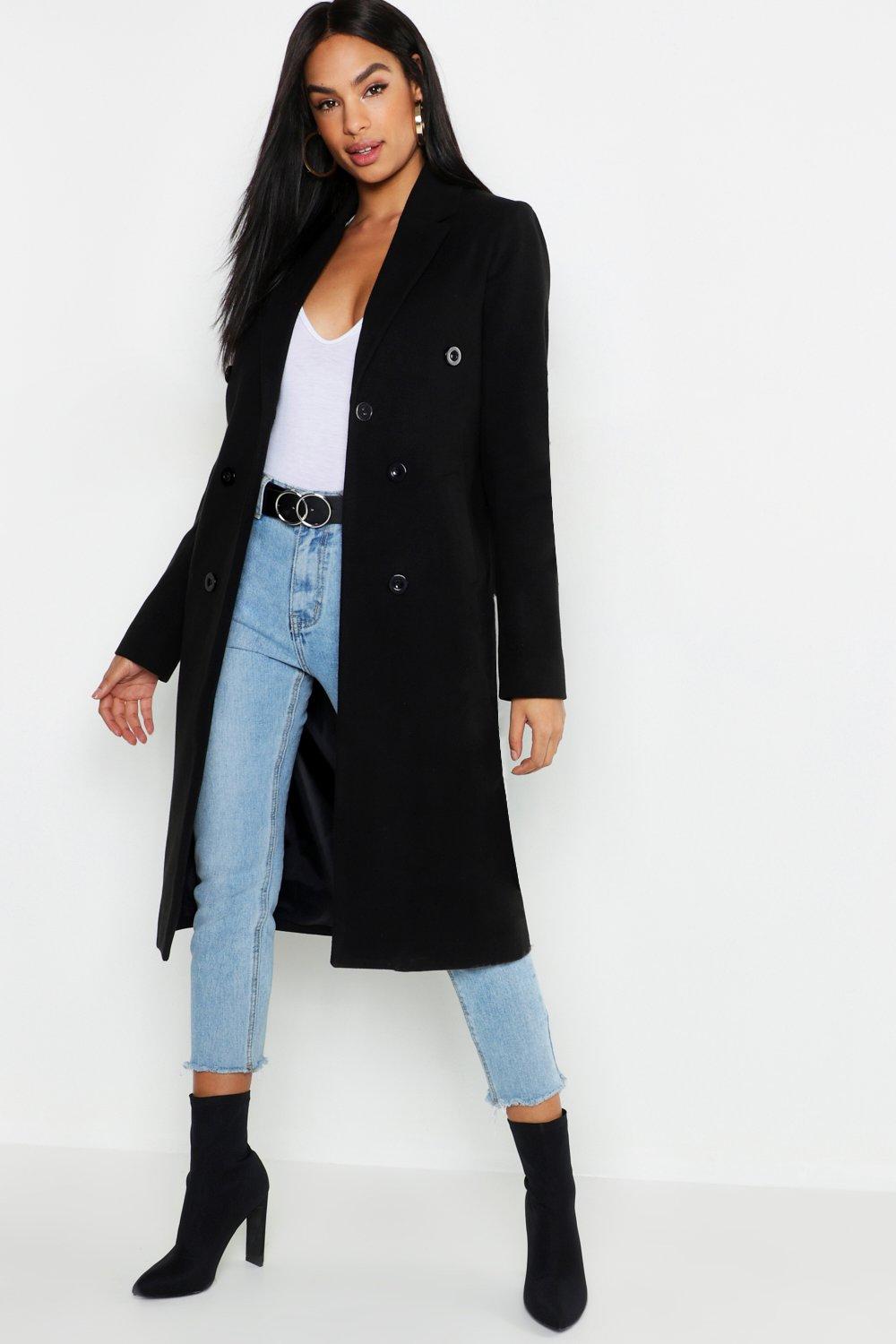 

Tall — Двубортное пальто, Black