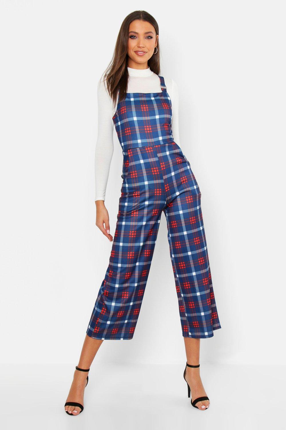 pinafore jumpsuit boohoo