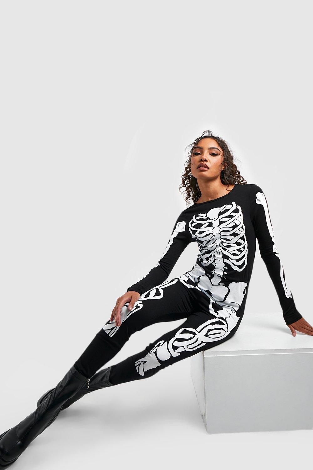 skeleton jumpsuit womens