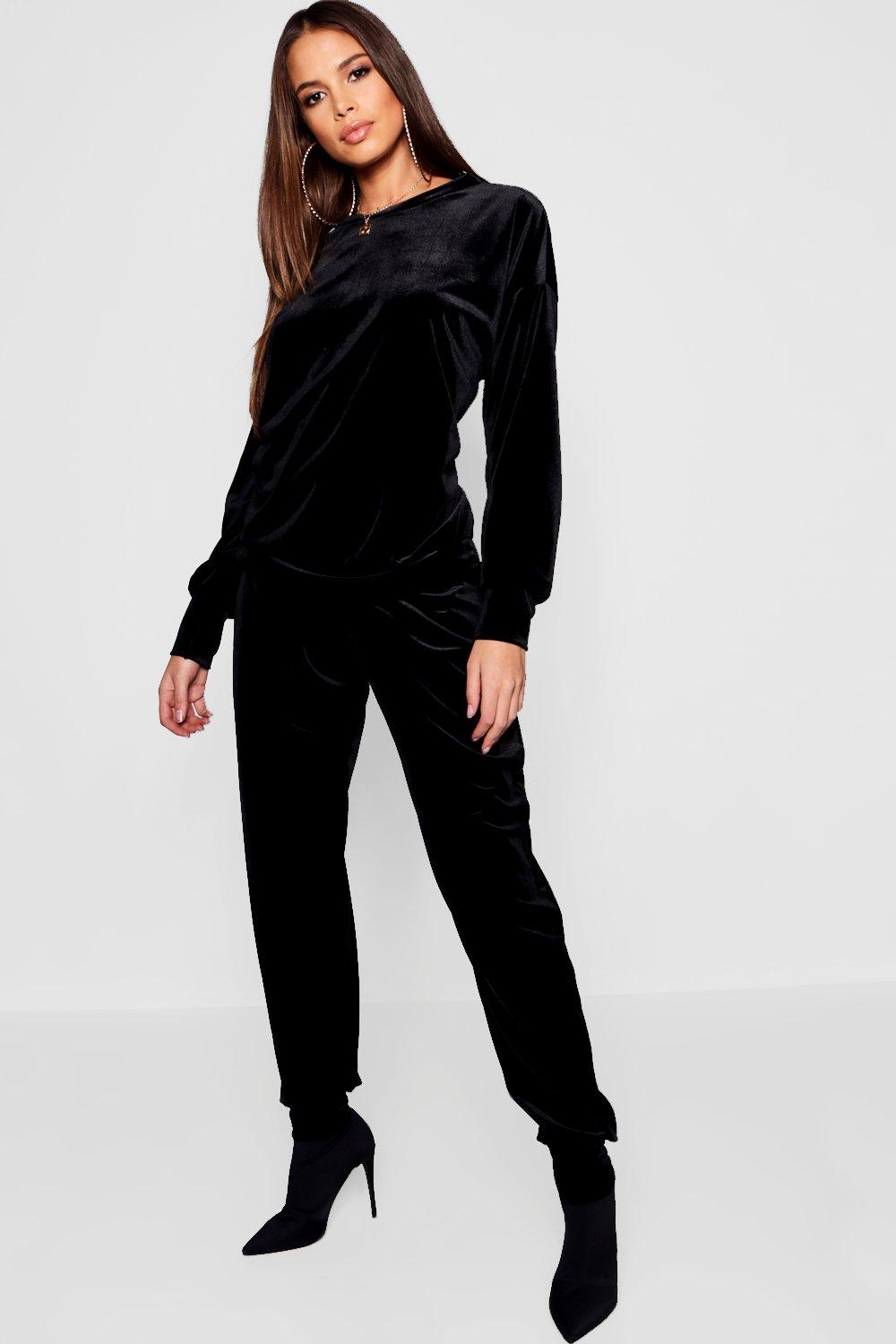 velour jogging set