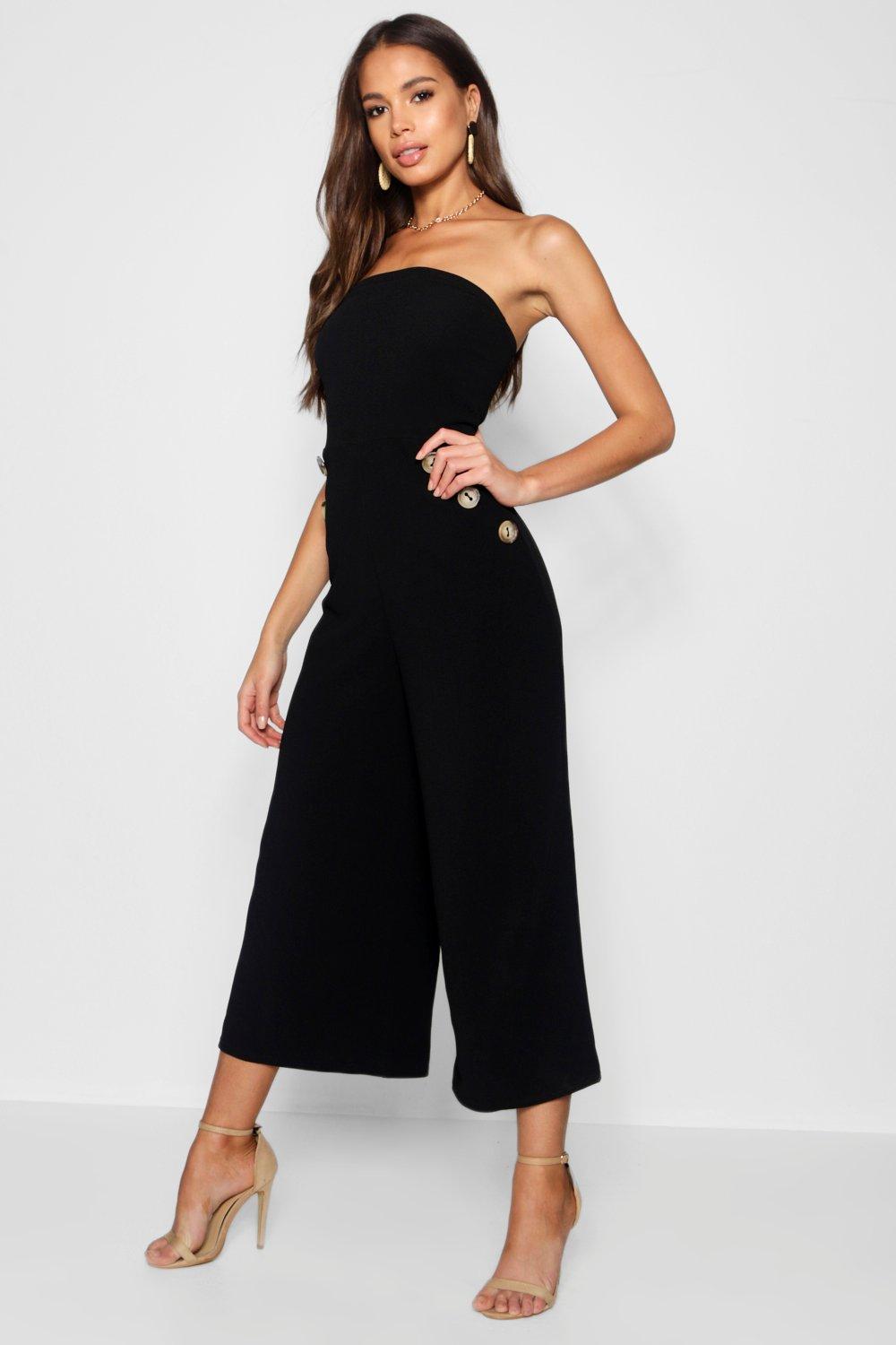 boohoo bandeau jumpsuit
