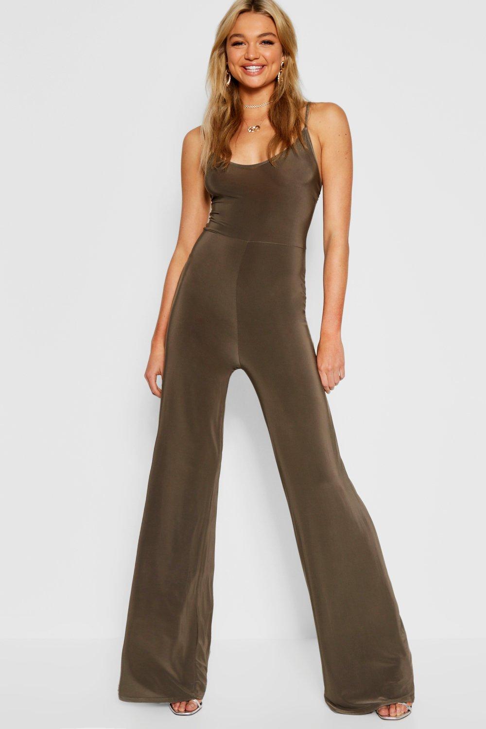 womens tall wide leg jumpsuit