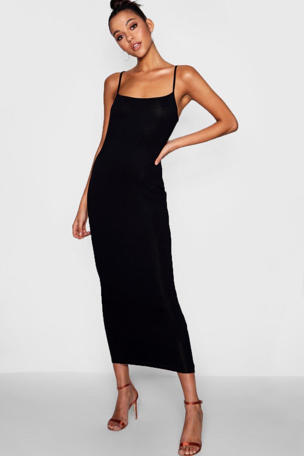 square neck maxi