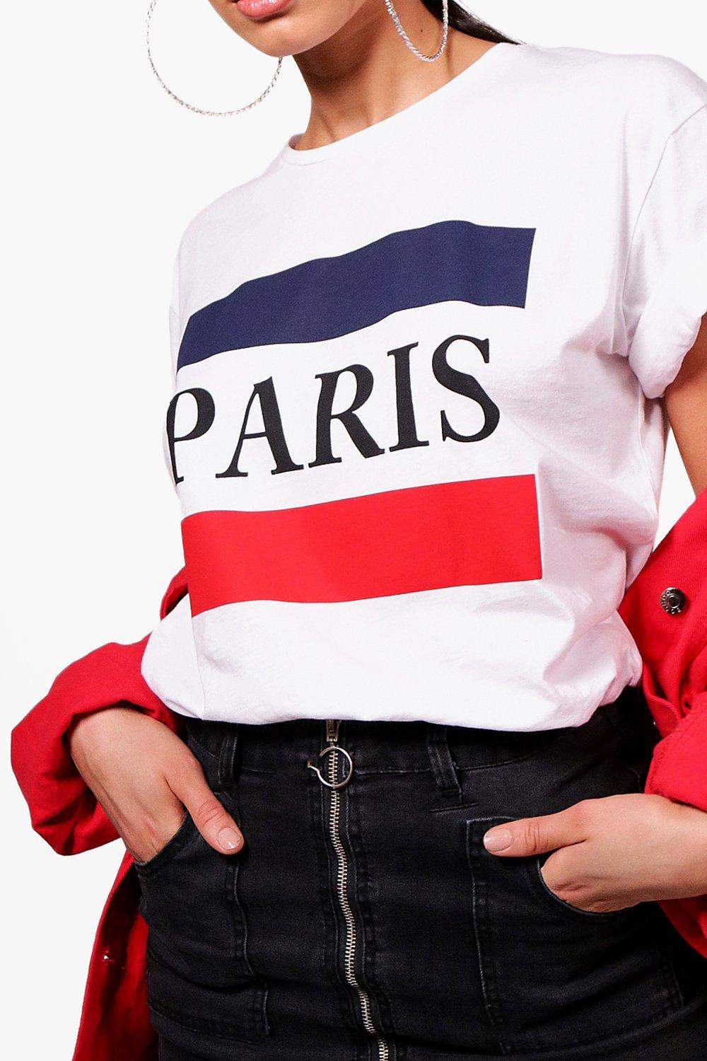 

Футболка с принтом <Paris> из коллекции <Tall, Белый