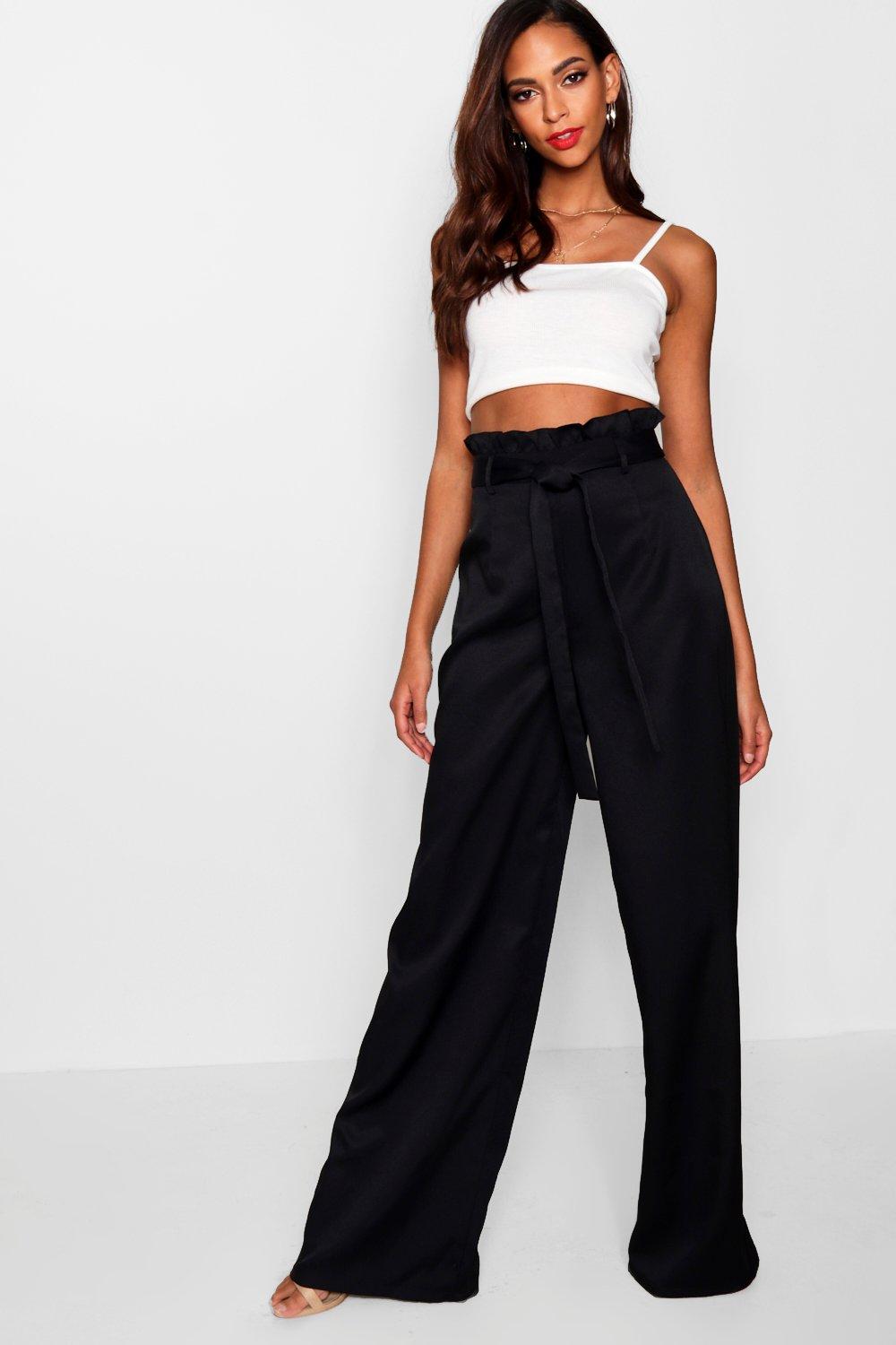 

Брюки с присборенным верхним краем из коллекции <Tall, Black
