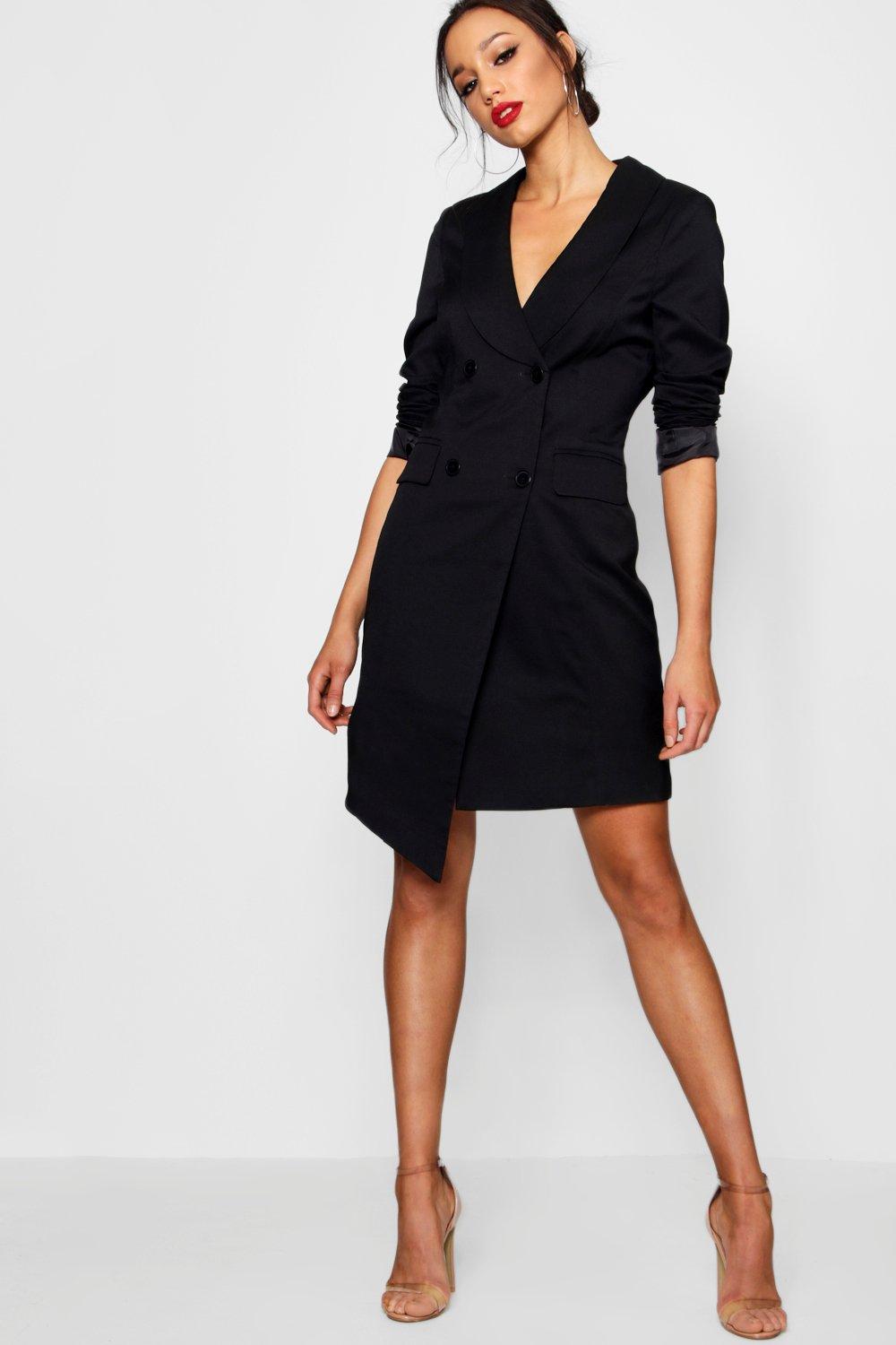 wrap blazer dress