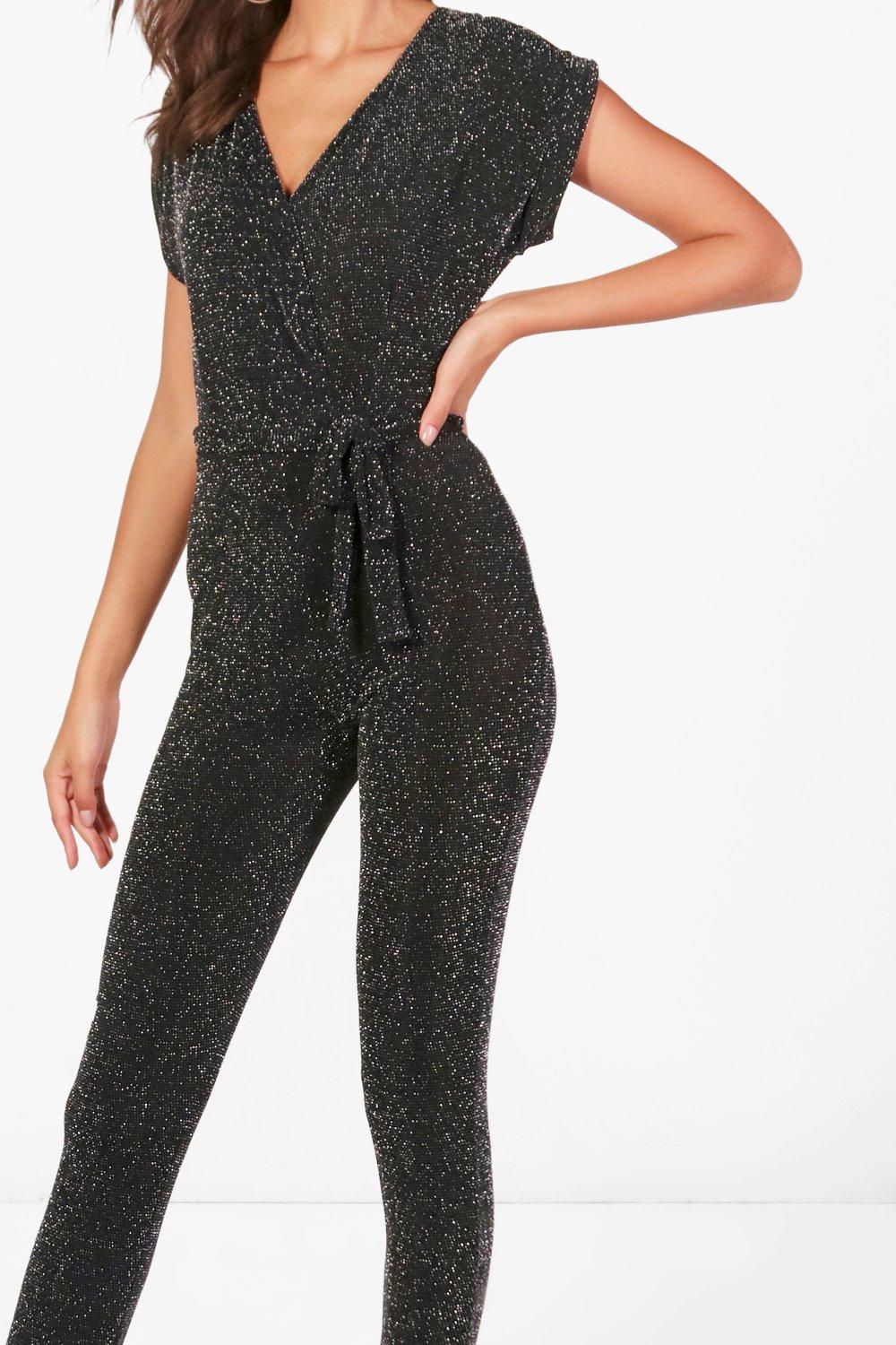 glitter jumpsuit lang