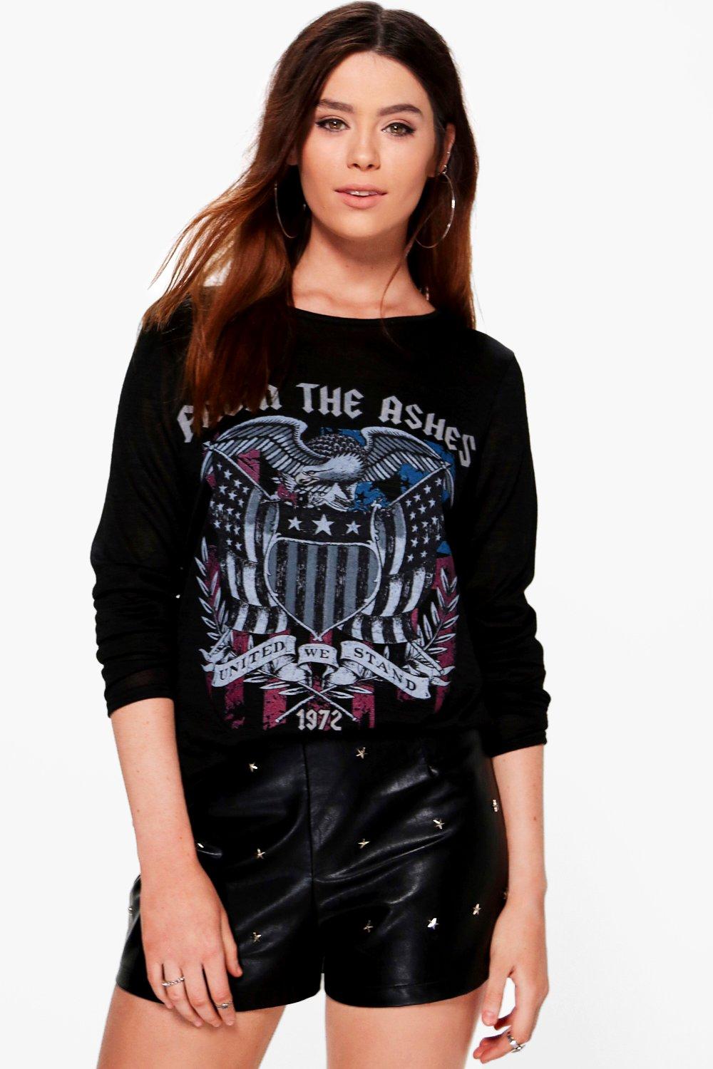 long sleeve band shirts