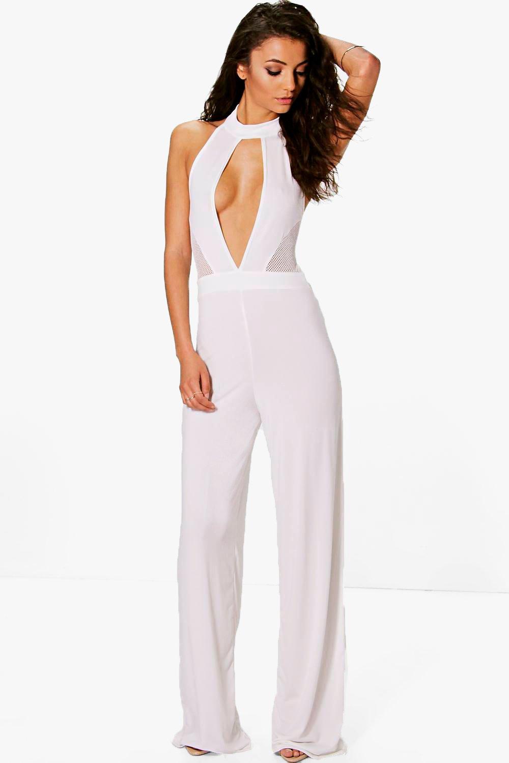 womens cut out jumpsuit