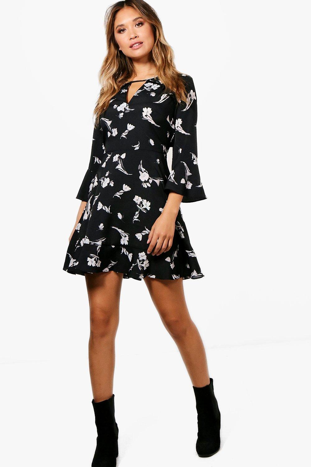 boohoo tea dress