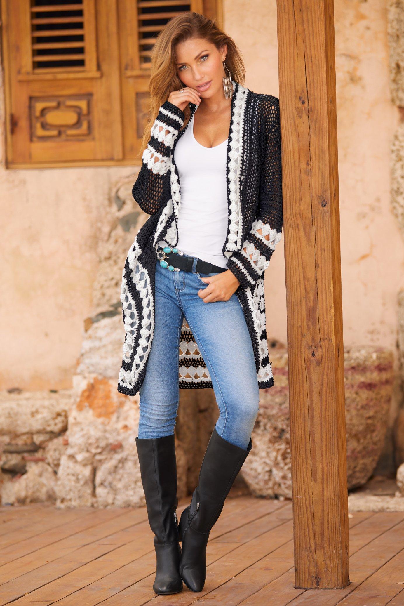 boston proper crochet top