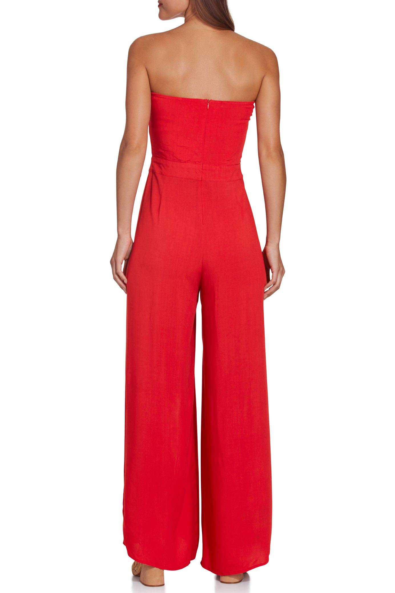 boston proper red jumpsuit