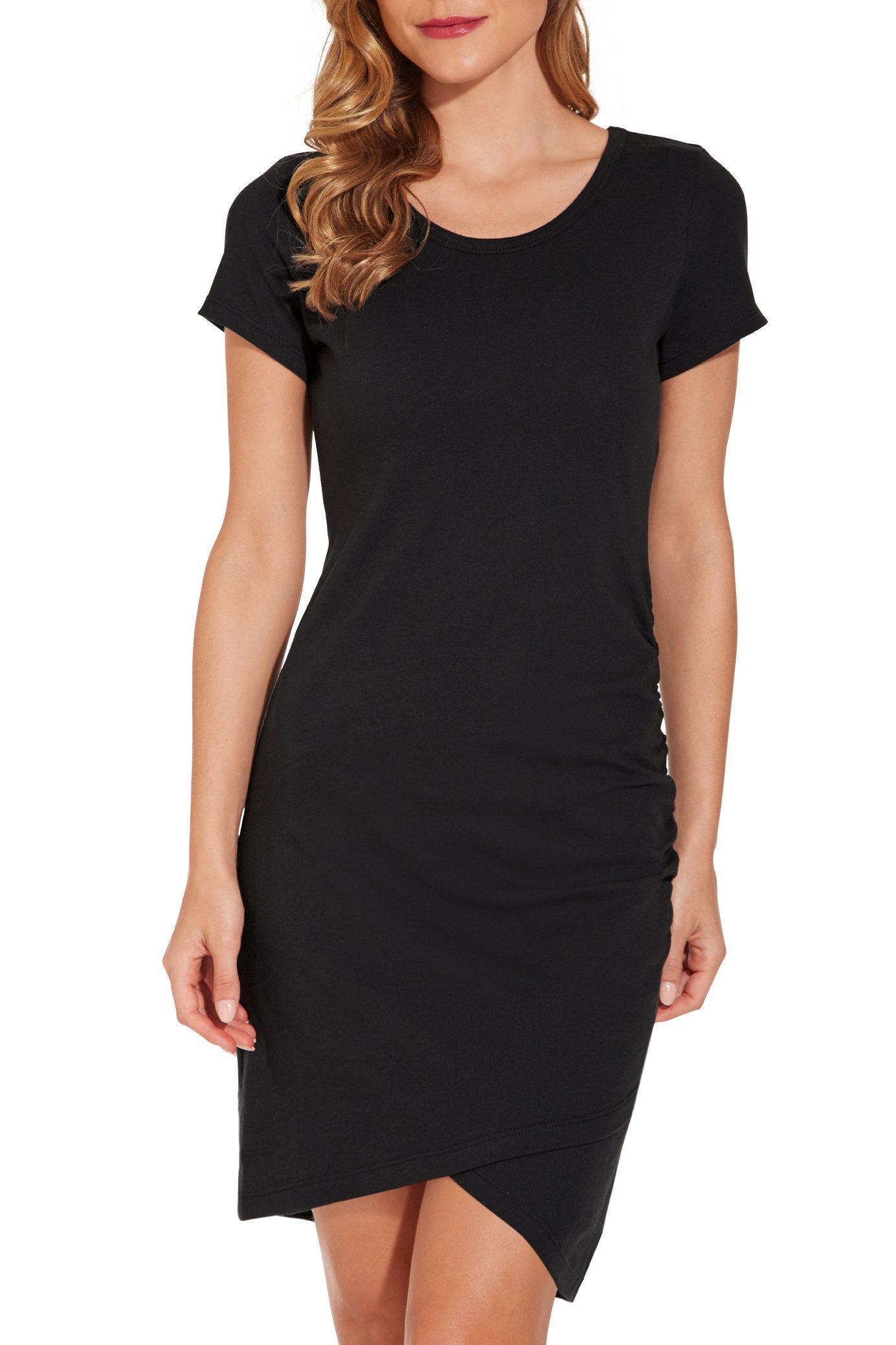 cap sleeve t shirt dress