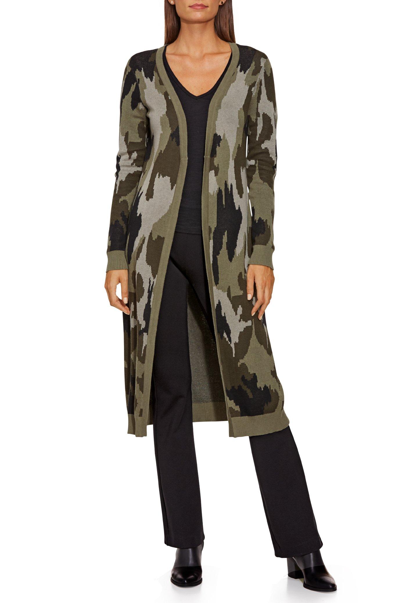long camo duster