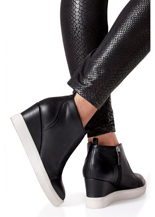 Women 2019 Cascade Slip On Wedge Fashion Sneaker Wedge Heels Pumps Casual Shoes 